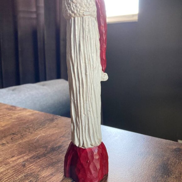 Applause Santa Claus Tall Taper Candle Holder 1994 Holiday Christmas - Picture 4 of 7